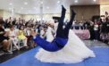 Judo antrenörü gelin, düğünde damadı yerden yere vurdu