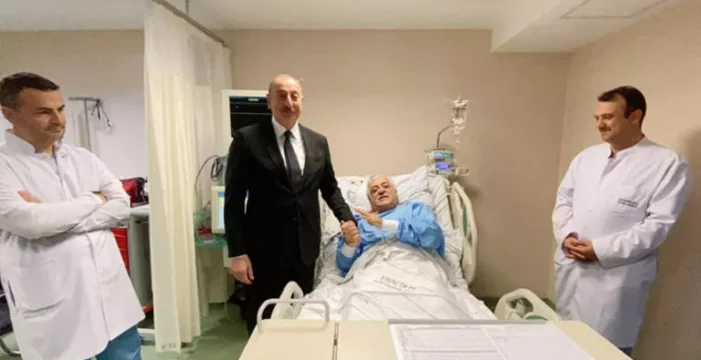Aliyev’den Binali Yıldırım’a geçmiş olsun ziyareti!..
