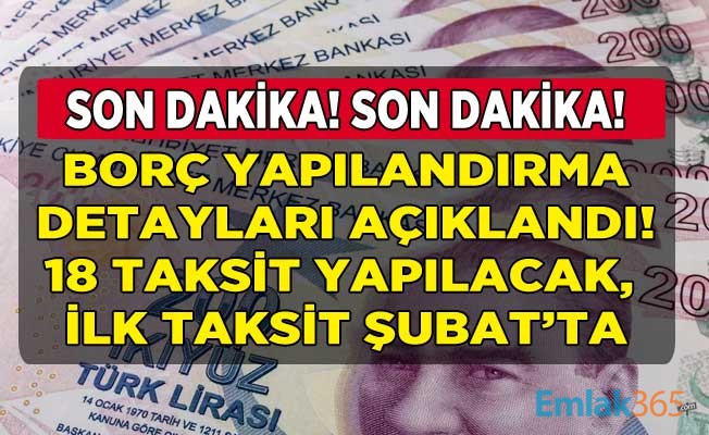 Borç yapılandırması paketi Meclis’te!