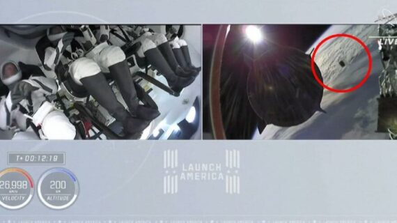 Crew Dragon uzay aracının UFO’yla çarpışma ihtimali!..