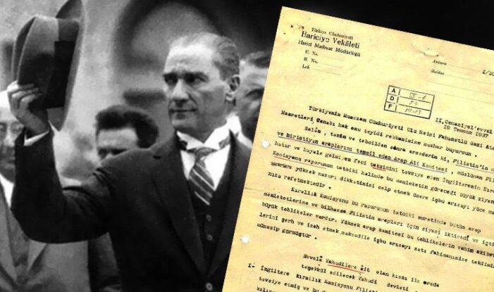 Kudüs Müftüsü’nün Atatürk’e yazdığı mektup