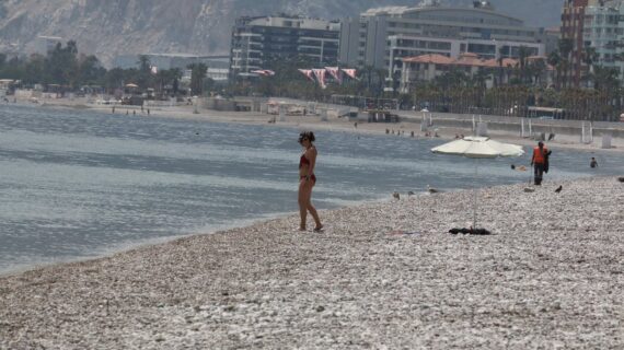 Turizmin başkenti Antalya’da şaşırtan manzara!..