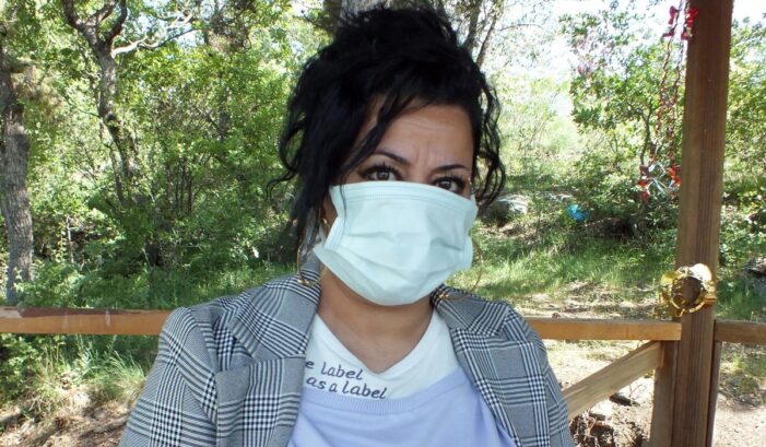 Markette dövülen kadın isyan etti