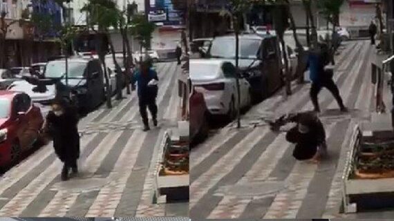 Kaçarken düşen çocuk kargaların saldırısına uğradı Kaçarken düşen çocuk kargaların saldırısına uğradı