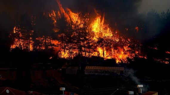 Marmaris’te orman yangınları maden işletme izinleri verilen bölgelerde çıktı