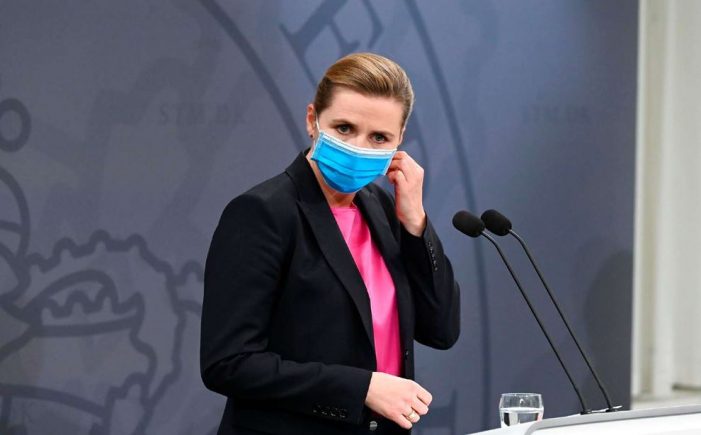 Danimarka Başbakanı Frederiksen maske için özür diledi