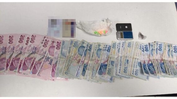 Sütyeninden hassas terazi çıktı