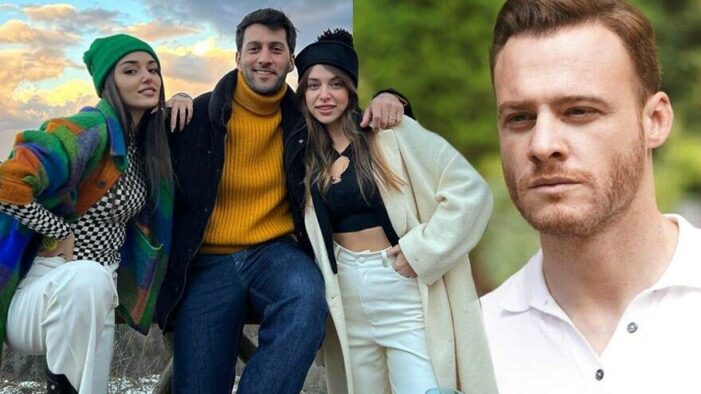 Hande Erçel, ablası ve eniştesinin mutluluk pozuna Kerem Bürsin’den yorum..