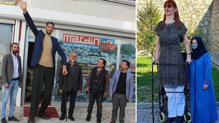Dünyanın en uzun erkeği Sultan Kösen’den dünyanın en uzun kadınına çağrı!..