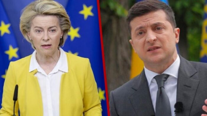 Avrupa Komisyonu Başkanı ile Zelenskiy görüştü