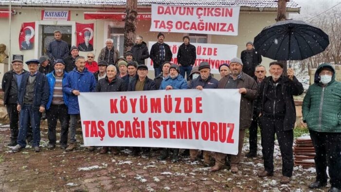 Endemik bitkilerin bulunduğu ormana 3’üncü kez taş ocağı yapma girişimi