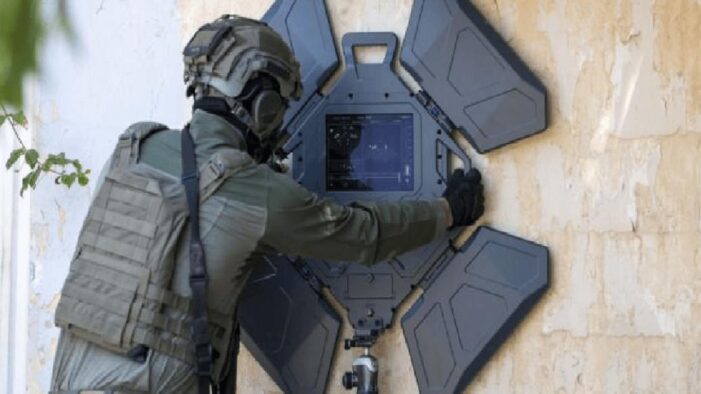 İsrail askeri teknolojisi duvarlar arkasını görüntülüyor