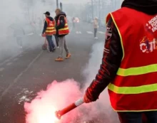 Fransa’da emeklilik planına karşı 9. kitlesel grev