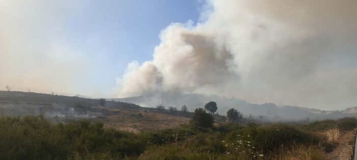 Foça’da yangın makiye sıçradı