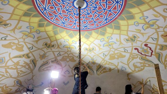 513 yıllık caminin restorasyonu için yıllardır aranan taş bulundu