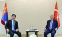 Cumhurbaşkanı Erdoğan  Moğolistan Cumhurbaşkanı Khurelsukh ile bir araya geldi
