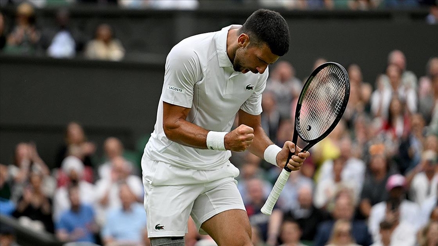Djokovic  Wimbledon’da çeyrek finale yükseldi