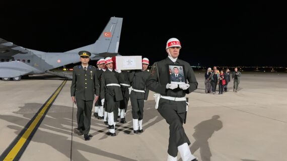 Şehit Piyade Binbaşı Osman Ayan’ın naaşı memleketine uğurlandı