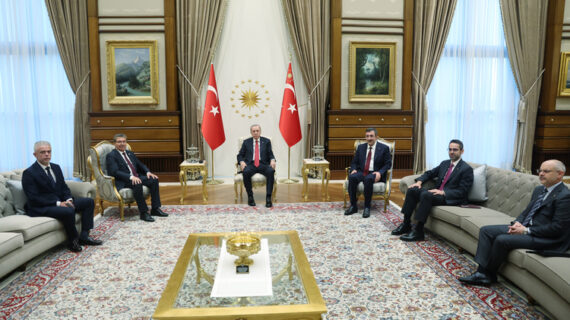 Cumhurbaşkanı Erdoğan KKTC Başbakanı Üstel’i kabul etti