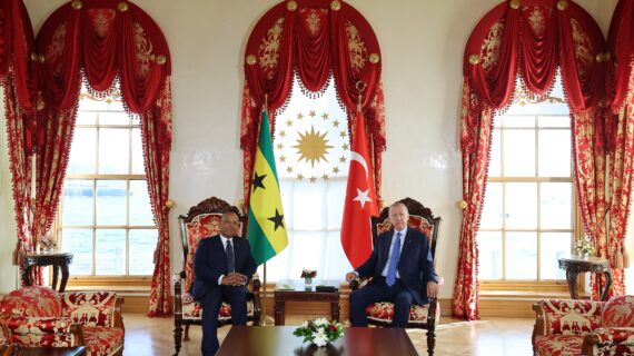 Erdoğan’ın konuğu Sao Tome ve Principe Demokratik Cumhuriyeti Başbakanı