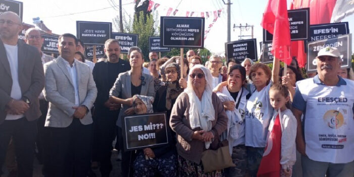 Halk JES toplantısına izin vermedi