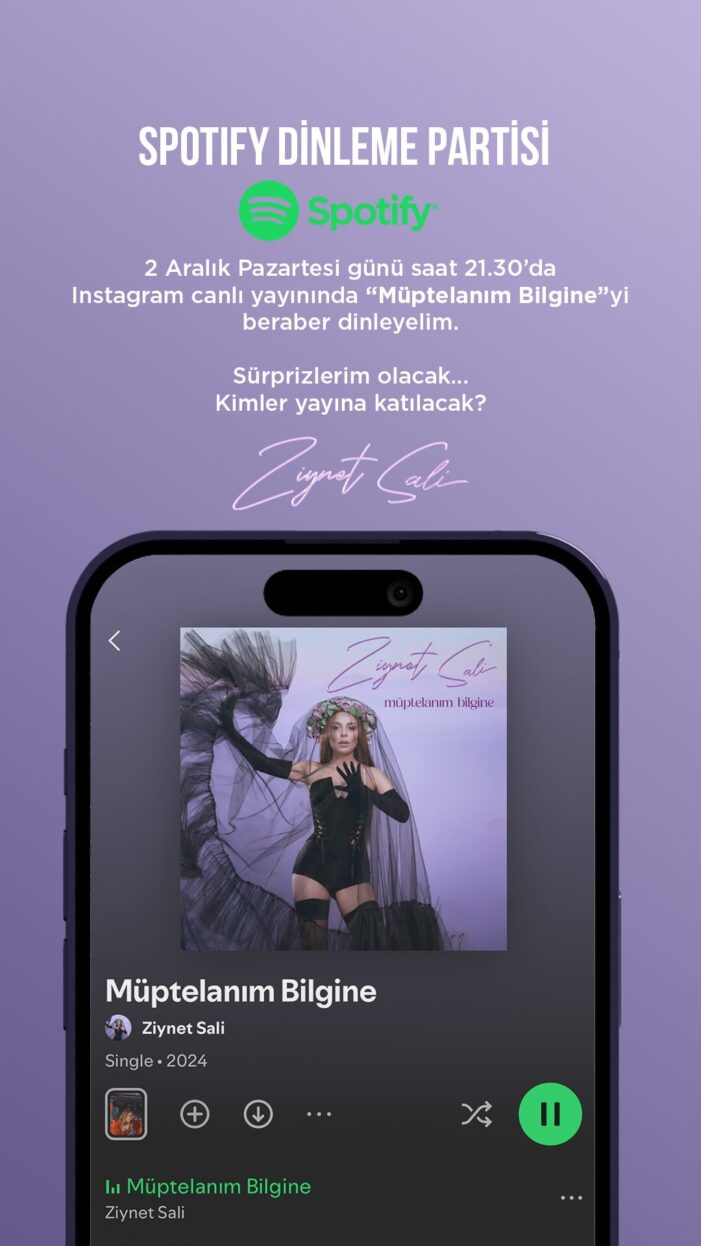 Ziynet Sali’den Canlı Yayın Sürprizi