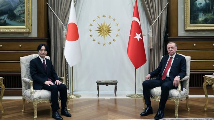 Cumhurbaşkanı Erdoğan Japonya Veliaht Prensi Akishino’yu kabul etti Cumhurbaşkanı Erdoğan Japonya Veliaht Prensi Akishino’yu kabul etti