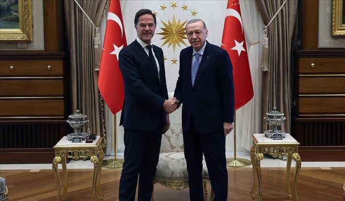Cumhurbaşkanı Erdoğan NATO Genel Sekreteri Rutte ile görüştü