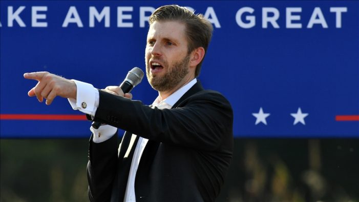 Trump’ın oğlu Eric Trump’ın sosyal medya paylaşımı tepki çekti