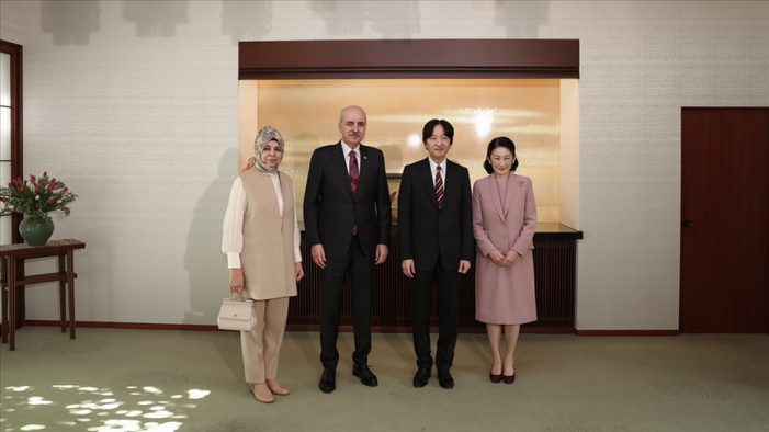TBMM Başkanı Kurtulmuş Japonya Veliaht Prensi Akishino ile görüştü