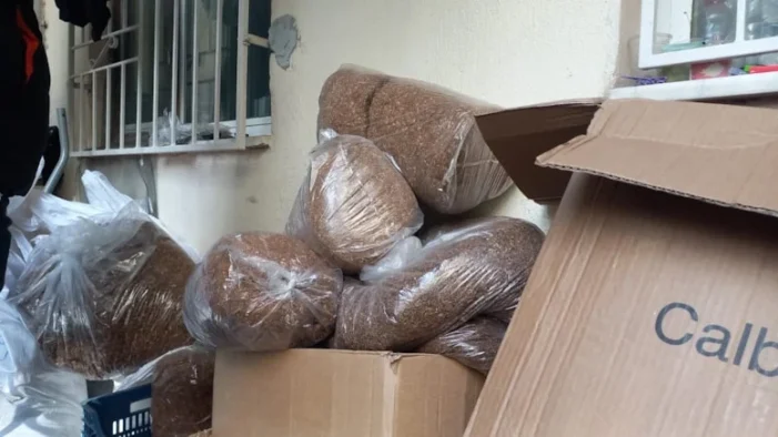 Adana’da 1 ton kaçak tütün ele geçirildi 2 gözaltı
