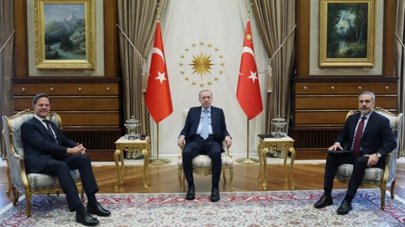 Cumhurbaşkanı Erdoğan NATO Genel Sekreteri Rutte’yi kabul etti