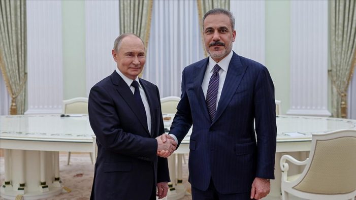Dışişleri Bakanı Fidan Rusya Devlet Başkanı Putin tarafından kabul edildi