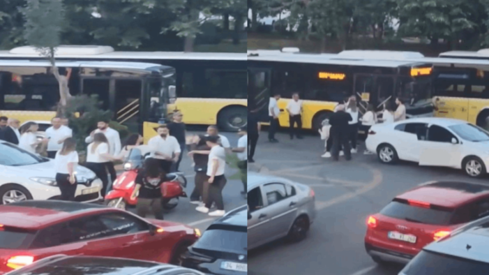 Sarıyer’de tekmeli tokatlı park kavgası