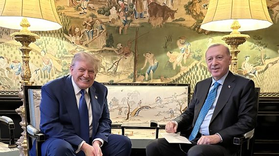 Cumhurbaşkanı Erdoğan ABD Başkanı Trump ile bir araya geldi