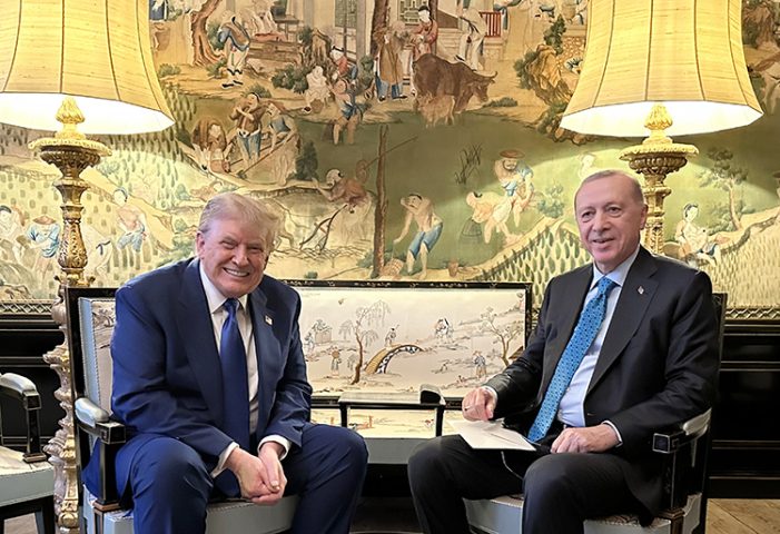 Cumhurbaşkanı Erdoğan ABD Başkanı Trump ile bir araya geldi