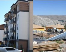 Malatya’da deprem konutları ve iş yerlerinin yapımı sürüyor Malatya’da deprem konutları ve iş yerlerinin yapımı sürüyor