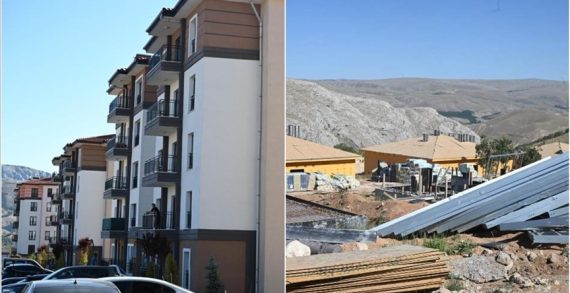 Malatya’da deprem konutları ve iş yerlerinin yapımı sürüyor