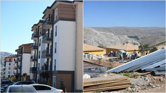 Malatya’da deprem konutları ve iş yerlerinin yapımı sürüyor