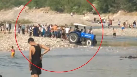Boğulma tehlikesi geçiren kız çocuğu kurtarıldı