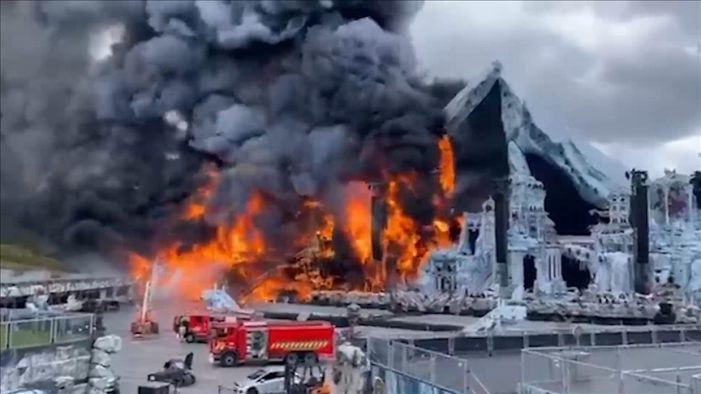 Belçika’da dünyaca ünlü müzik festivali Tomorrowland’in yapılacağı alanda yangın