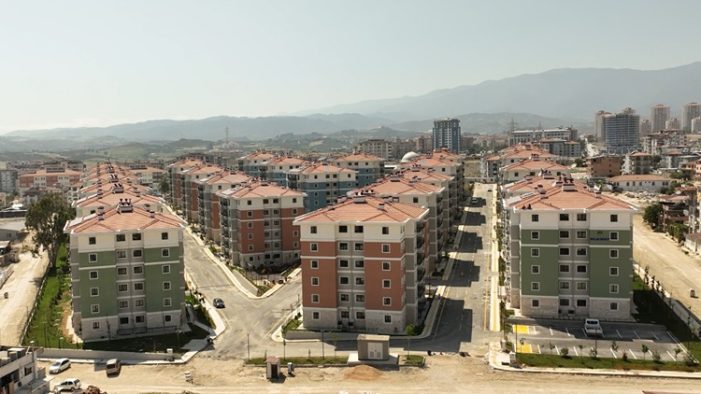 Hatay’daki 500 Evler bölgesinde 576 konutun yapımı tamamlandı