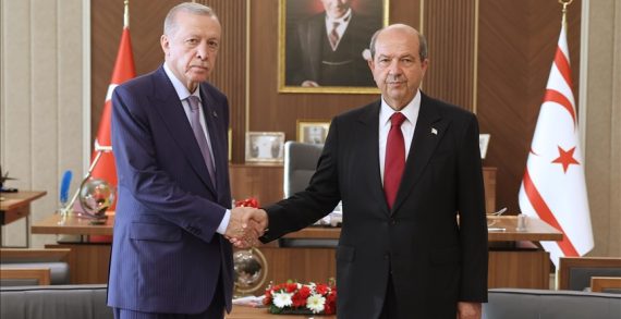 Cumhurbaşkanı Erdoğan KKTC Cumhurbaşkanı Tatar ile görüştü Cumhurbaşkanı Erdoğan KKTC Cumhurbaşkanı Tatar ile görüştü