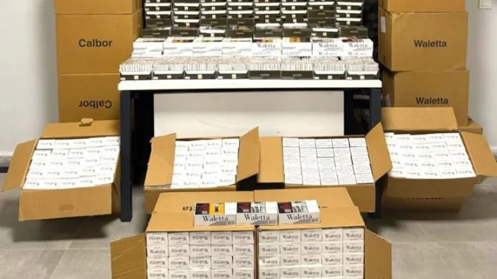 Yalova’da 150 bin dolu makaron ele geçirildi