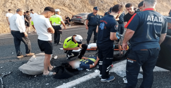 Elazığ’da otomobiller çapıştı: 1’i ağır 6 yaralı