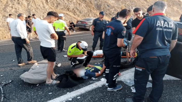 Elazığ’da otomobiller çapıştı: 1’i ağır 6 yaralı