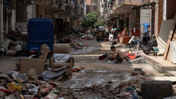 Çin’de şiddetli yağışların yol açtığı afetlerde 10 kişi öldü 33 kişi kayboldu