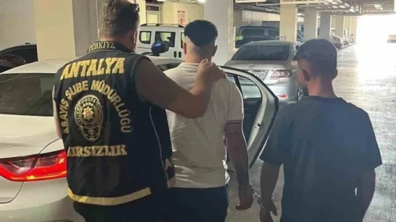Antalya’da 1,7 milyon liralık hırsızlık şüphelisi tutuklandı