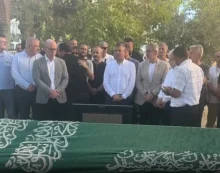 Özgür Özel cenaze törenine katıldı