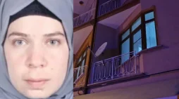 Balkona tırmandı evdeki kadının boğazını kesti